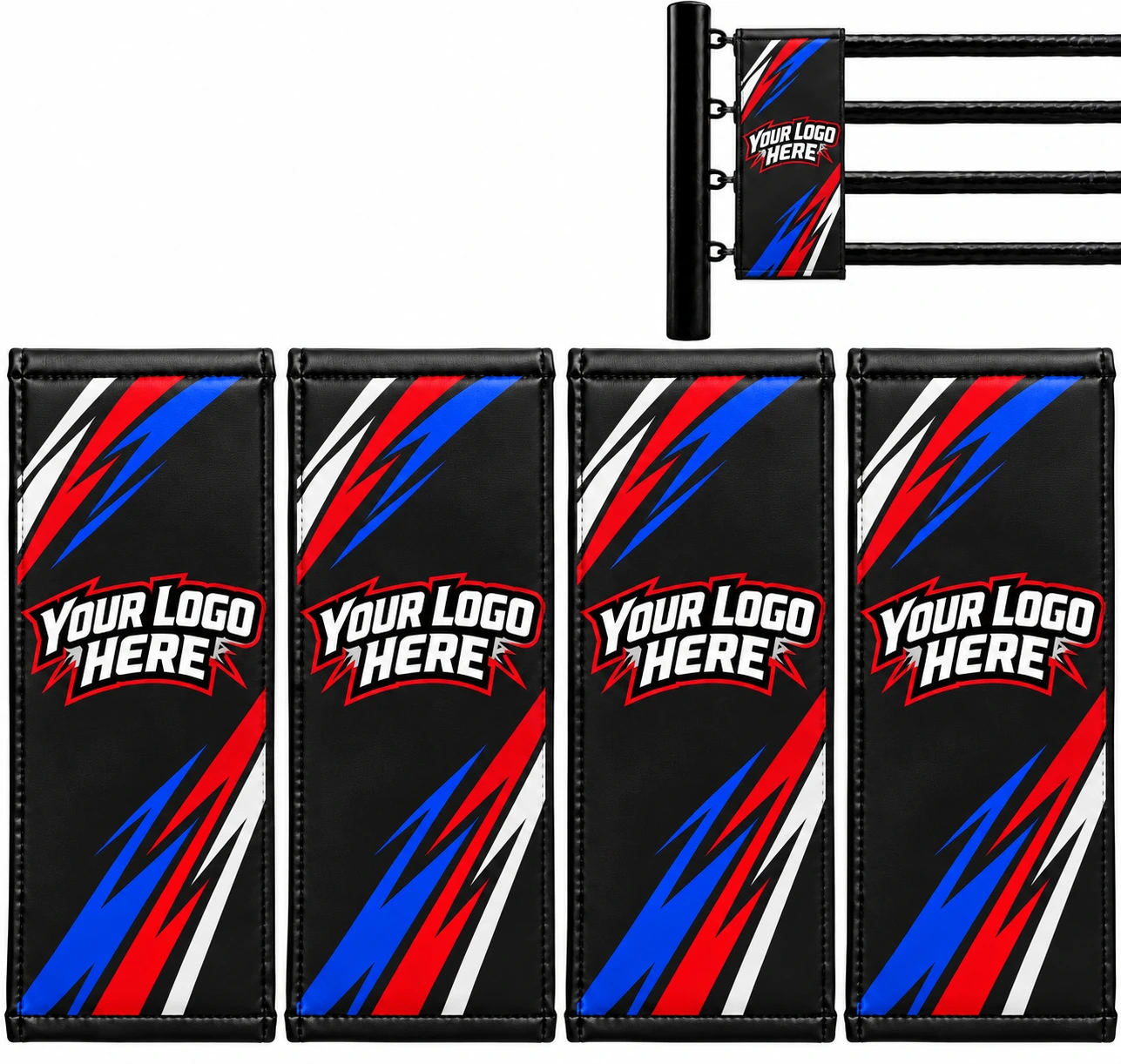 Custom Boxing Ring Turnbuckle Covers